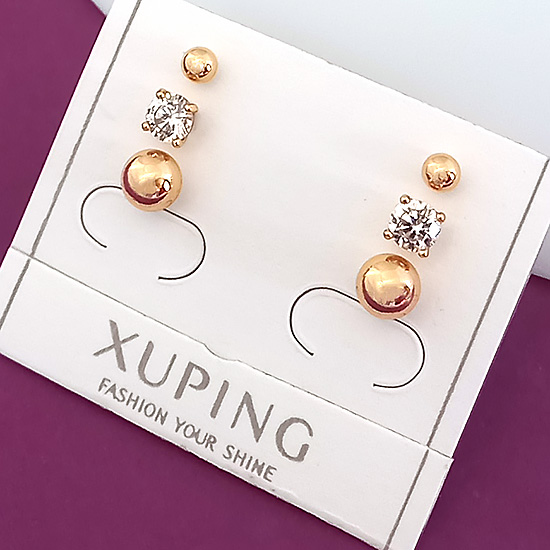 Серьги Xuping (3пары)  529