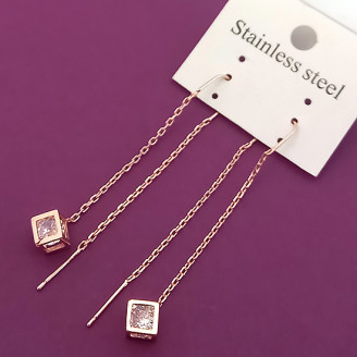 Серьги сталь 60